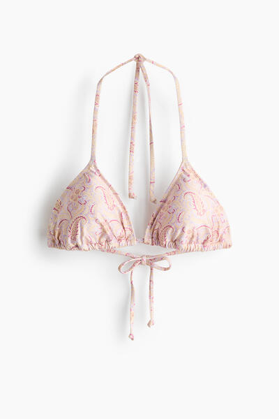 Padded triangle bikini top
