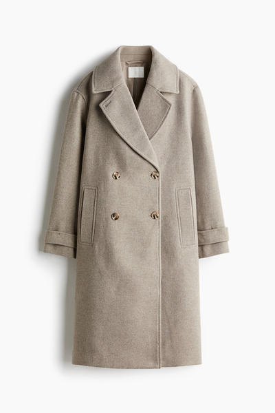 Double-breasted coat