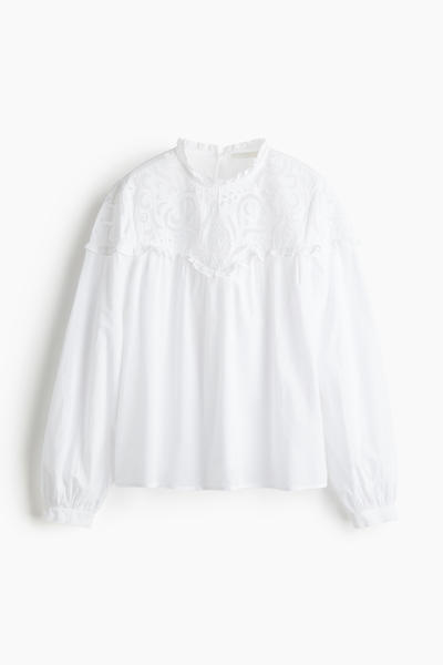 Broderie anglaise blouse
