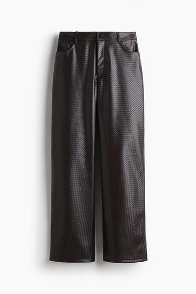 Coated trousers