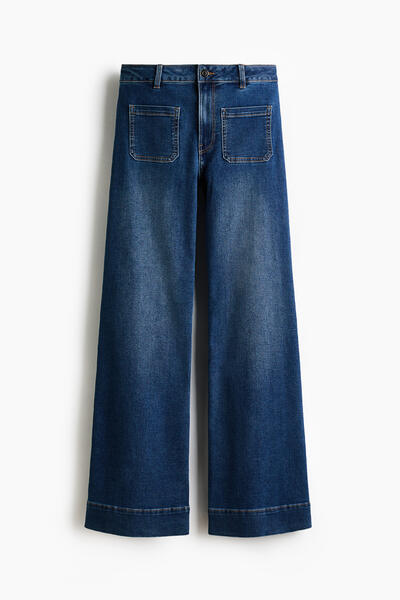 Wide High-Waist Jeans