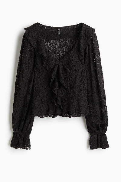 Ruffled lace top