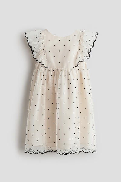Flounced Tulle Dress