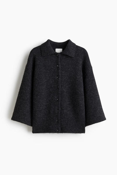 Collared cardigan