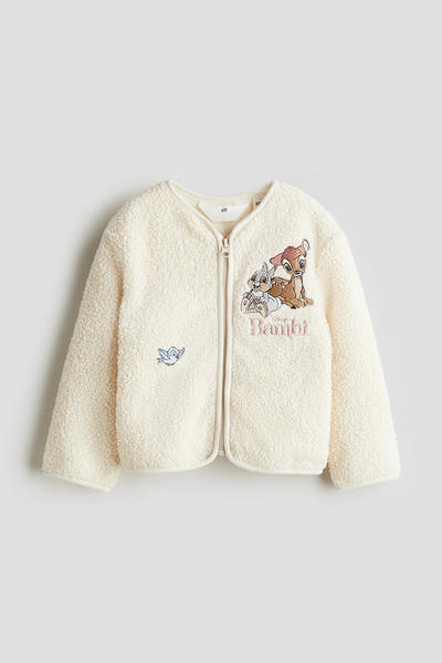 Zip teddy jacket