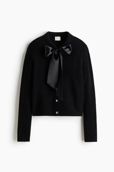 Bow cardigan