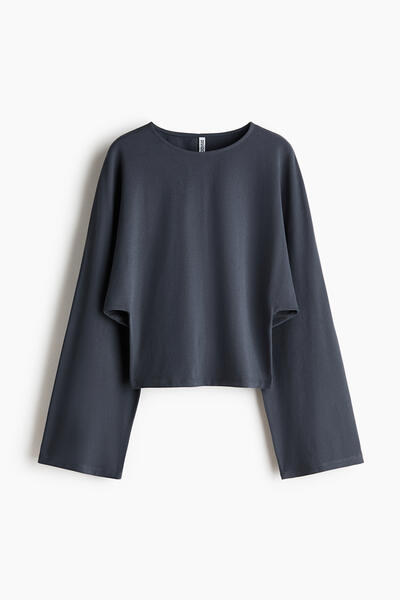 Batwing Sleeve Jersey Top
