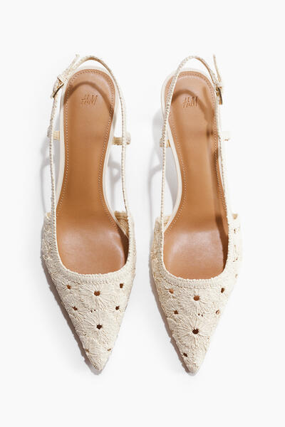 Wedge Heel Slingbacks