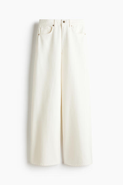 Wide high-waist jeans
