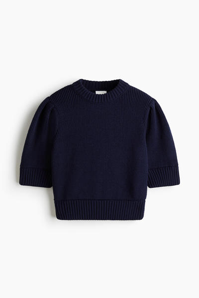 Ribbed knit sweater