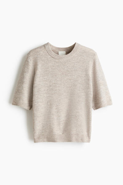 Fine-Knit T-Shirt