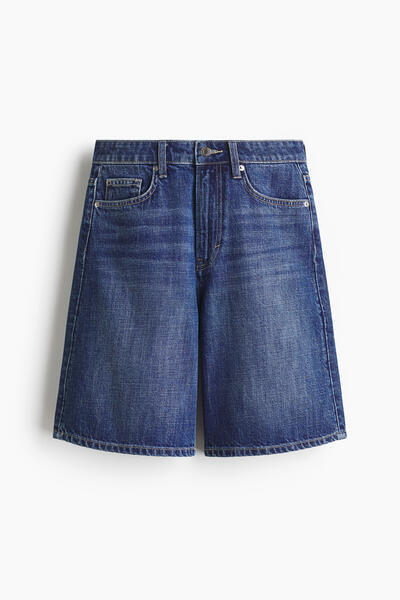 Denim bermuda shorts