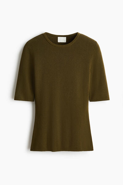 Ribbed T-shirt