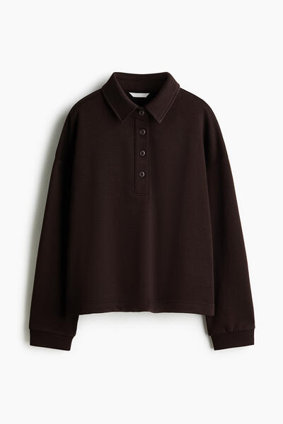 Collared sweatshirt