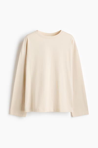 Long-Sleeve Cotton Top