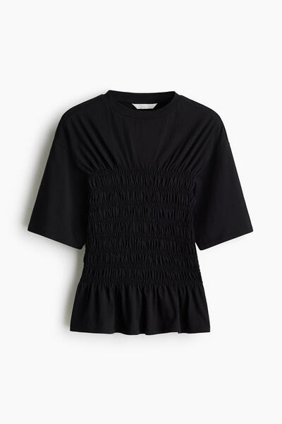Smocked T-shirt