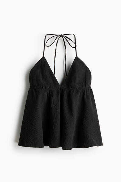 Cotton Halterneck Top