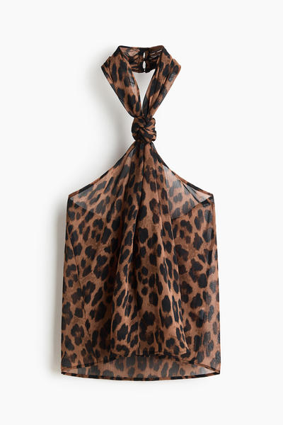 Chiffon Halterneck Top