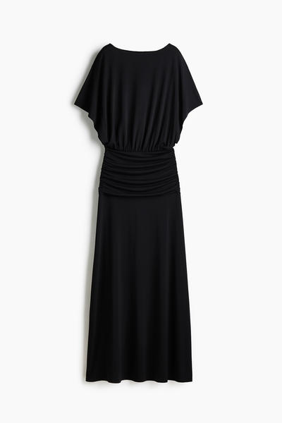 Draped maxi dress