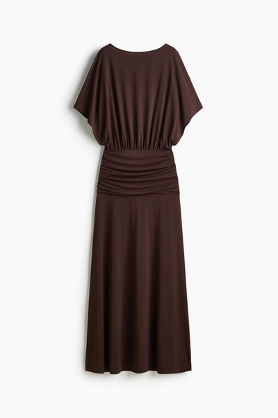 Draped maxi dress