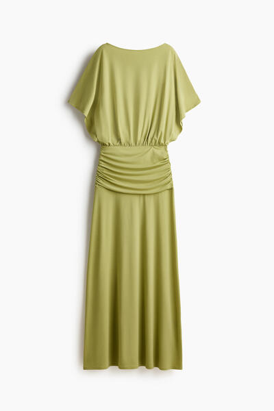 Draped maxi dress