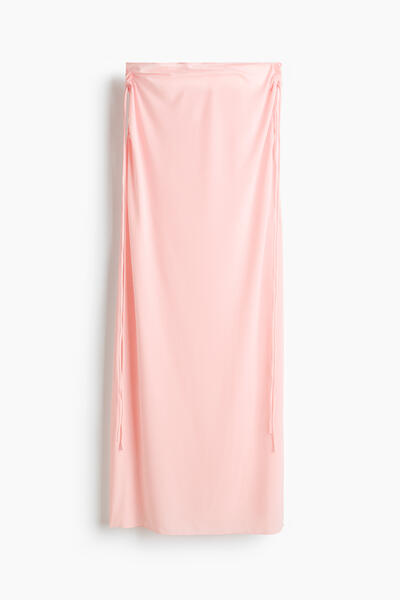 Drawstring beach skirt