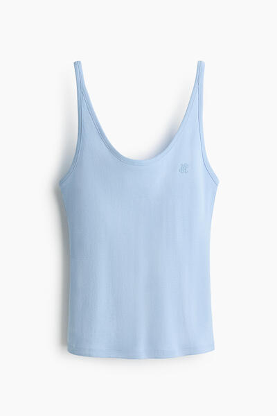 Light blue tank top