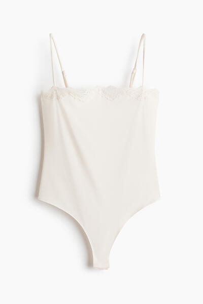 Strap body with lace