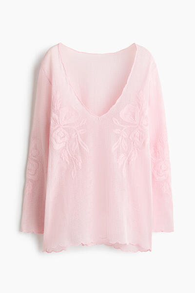 Cotton mesh beach dress