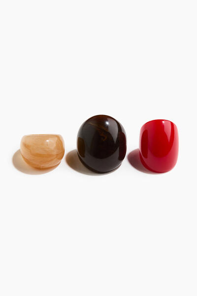 Chunky Rings 3-Pack