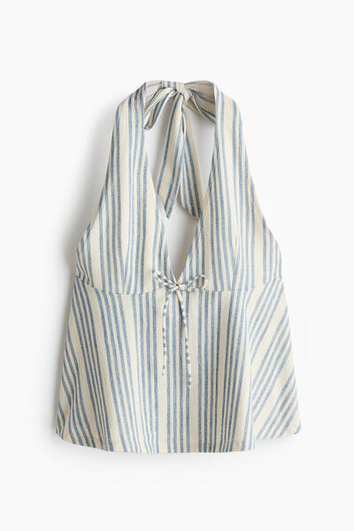 Halterneck tie top