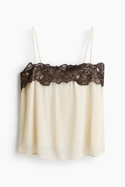 Appliquéd Strappy Top